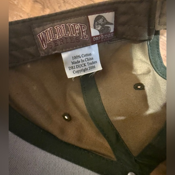 Chevron Dri Duck Wildlife Series Hat Deer Hunting Strapback Cap - Picture 7 of 7